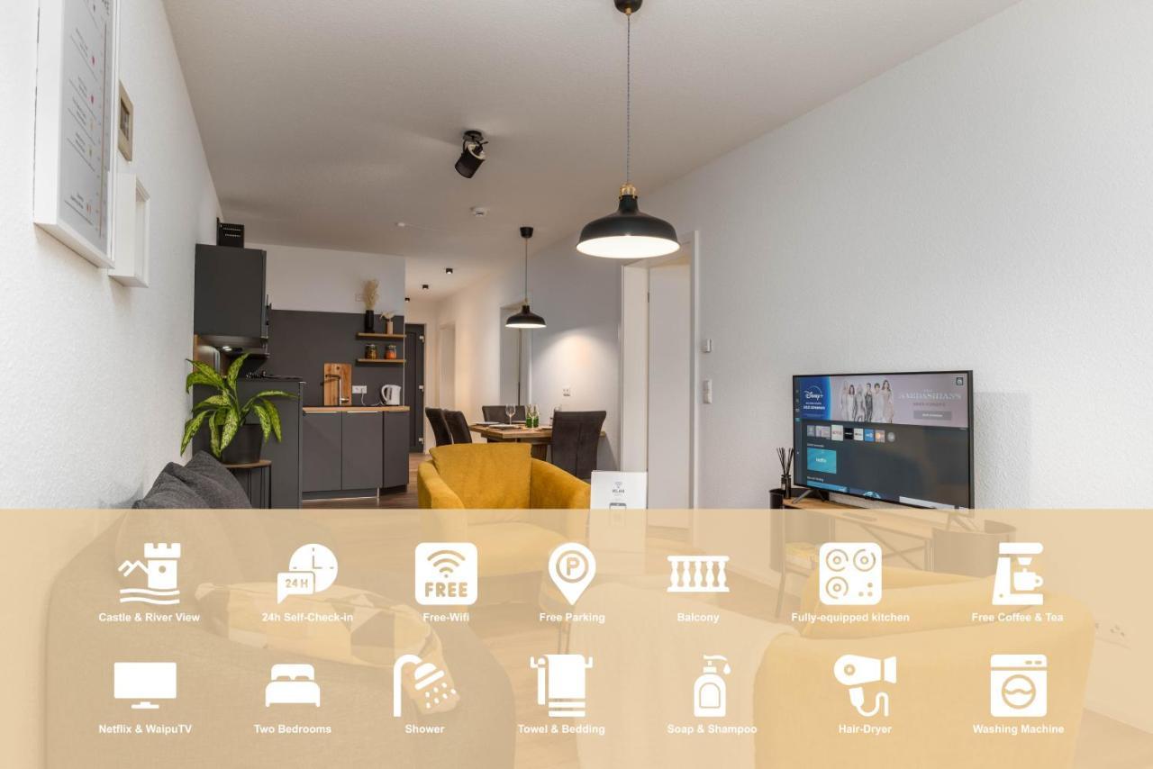 Vivamosel: Appartement Mit Mosel & Burgblick - Balkon - Parken - Aufzug - Fahrradraum Cochem Buitenkant foto
