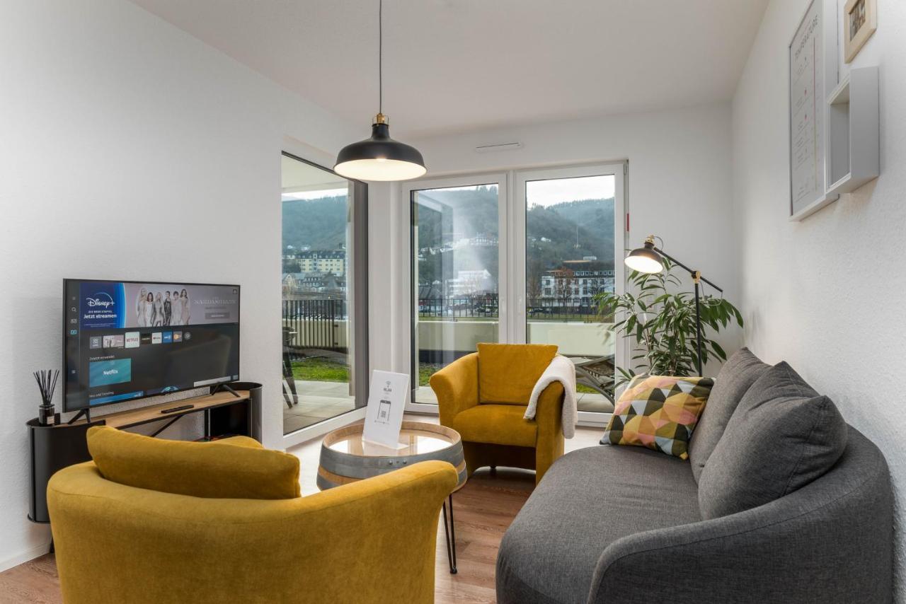 Vivamosel: Appartement Mit Mosel & Burgblick - Balkon - Parken - Aufzug - Fahrradraum Cochem Buitenkant foto